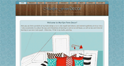 Desktop Screenshot of decor.marilynfenndesign.com